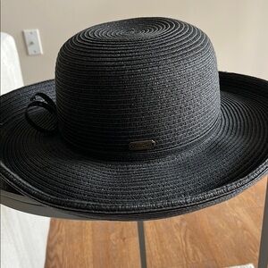 Black Women's Sun n Sand Adjustable Hat-New!